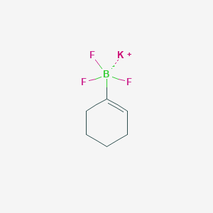 molecular formula C6H9BF3K B1425691 Potassium cyclohex-1-en-1-yltrifluoroborate CAS No. 1186667-20-8
