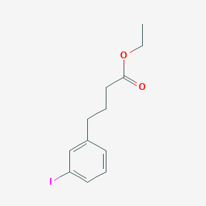 molecular formula C12H15IO2 B14256978 Ethyl 4-(3-iodophenyl)butanoate CAS No. 189149-78-8