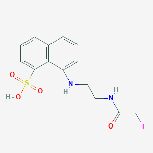 molecular formula C14H15IN2O4S B014257 1,8-I-Aedans CAS No. 36930-64-0