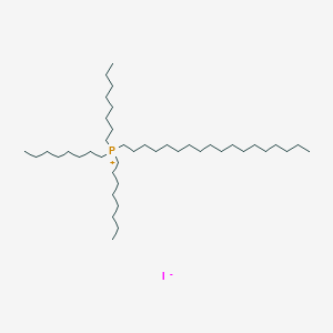 molecular formula C42H88IP B142570 Phosphonium, octadecyltrioctyl-, iodide CAS No. 152401-65-5