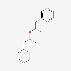 molecular formula C18H22O B14257085 Benzene, 1,1'-[oxybis(2-methyl-2,1-ethanediyl)]bis- CAS No. 225918-86-5