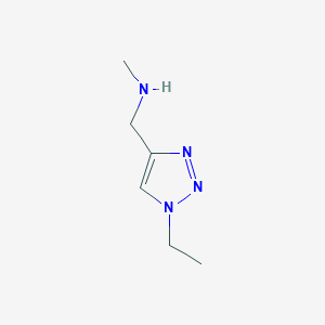 [(1-Ethyl-1H-1,2,3-triazol-4-yl)methyl](methyl)amine