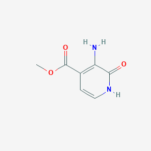 molecular formula C7H8N2O3 B1425719 Methyl 3-amino-2-hydroxypyridine-4-carboxylate CAS No. 1495302-44-7