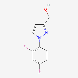 [1-(2,4-difluorophenyl)-1H-pyrazol-3-yl]methanol