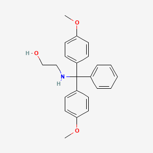 molecular formula C23H25NO3 B14257295 Ethanol, 2-[[bis(4-methoxyphenyl)phenylmethyl]amino]- CAS No. 388606-58-4
