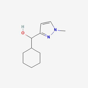 cyclohexyl(1-methyl-1H-pyrazol-3-yl)methanol