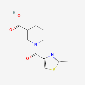 1-(2-Methylthiazole-4-carbonyl)piperidine-3-carboxylic acid