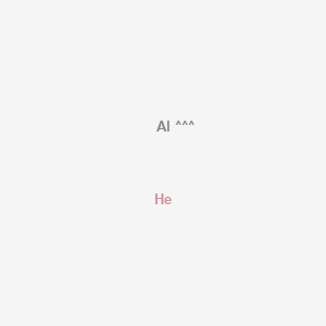 molecular formula AlHe B14257380 Aluminum;helium 