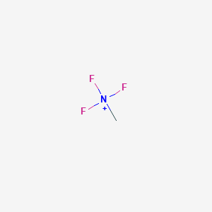 molecular formula CH3F3N+ B14257404 Trifluoro(methyl)ammonium CAS No. 205251-10-1