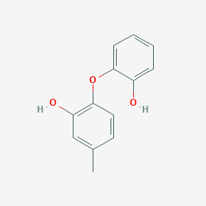 molecular formula C13H12O3 B14257433 2-(2-Hydroxyphenoxy)-5-methylphenol CAS No. 438543-74-9