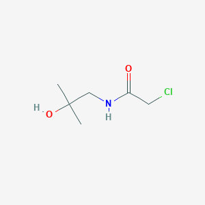 molecular formula C6H12ClNO2 B1425748 2-chloro-N-(2-hydroxy-2-methylpropyl)acetamide CAS No. 1477831-75-6