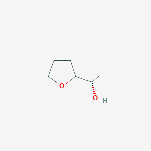 molecular formula C6H12O2 B1425750 (1S)-1-(oxolan-2-yl)ethan-1-ol CAS No. 1372863-69-8