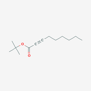 molecular formula C13H22O2 B14257532 2-Nonynoic acid, 1,1-dimethylethyl ester CAS No. 244607-33-8