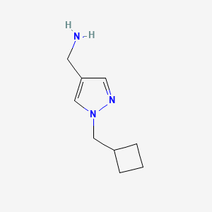 [1-(cyclobutylmethyl)-1H-pyrazol-4-yl]methanamine
