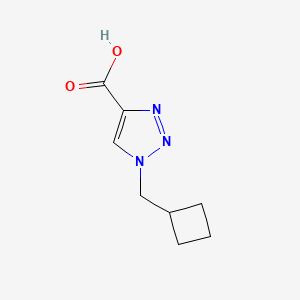 B1425755 1-(cyclobutylmethyl)-1H-1,2,3-triazole-4-carboxylic acid CAS No. 1465204-73-2