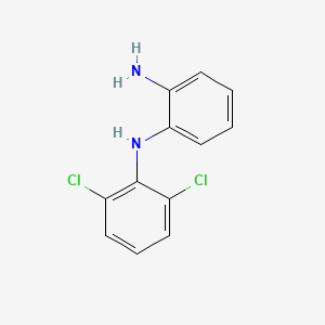molecular formula C12H10Cl2N2 B1425756 1-N-(2,6-dichlorophenyl)benzene-1,2-diamine CAS No. 1484436-52-3