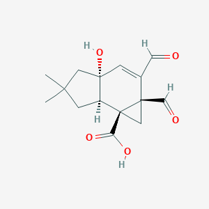 molecular formula C15H18O5 B142576 9beta-Hydroxymarasmic acid CAS No. 134439-71-7