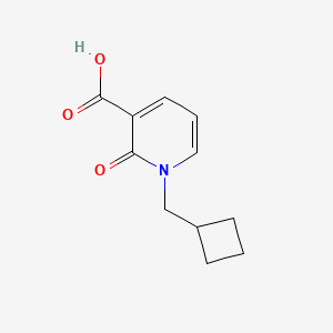molecular formula C11H13NO3 B1425762 1-(环丁基甲基)-2-氧代-1,2-二氢吡啶-3-羧酸 CAS No. 1483764-25-5