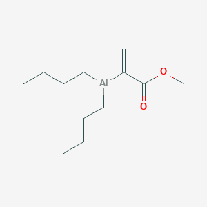 molecular formula C12H23AlO2 B14257640 Methyl 2-(dibutylalumanyl)prop-2-enoate CAS No. 188759-91-3