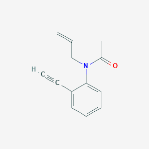 molecular formula C13H13NO B14257739 Acetamide, N-(2-ethynylphenyl)-N-2-propenyl- CAS No. 382156-92-5