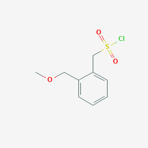 [2-(Methoxymethyl)phenyl]methanesulfonyl chloride