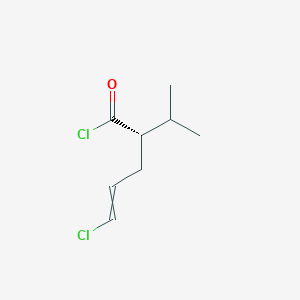 molecular formula C8H12Cl2O B14257764 (2S)-5-Chloro-2-(propan-2-yl)pent-4-enoyl chloride CAS No. 324519-69-9