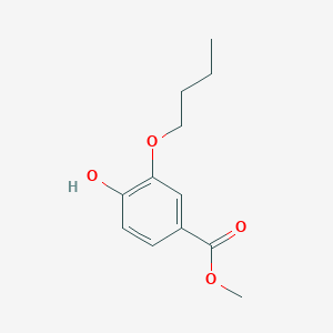 molecular formula C12H16O4 B14257776 Benzoic acid, 3-butoxy-4-hydroxy-, methyl ester CAS No. 484018-40-8