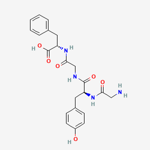 molecular formula C22H26N4O6 B14257785 Glycyl-L-tyrosylglycyl-L-phenylalanine CAS No. 392686-14-5
