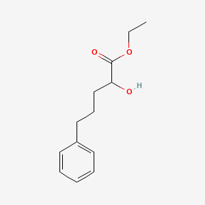 molecular formula C13H18O3 B1425785 Ethyl 2-hydroxy-5-phenylpentanoate CAS No. 214336-45-5
