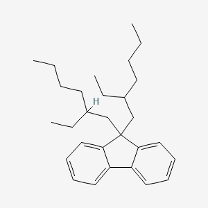 molecular formula C29H42 B14257882 9,9-Bis(2-ethylhexyl)fluorene CAS No. 367524-07-0