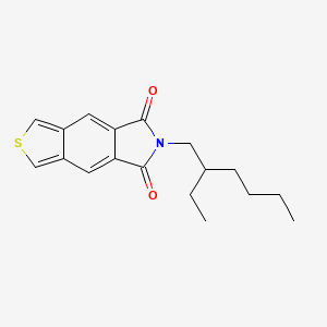 molecular formula C18H21NO2S B14257896 6-(2-Ethylhexyl)-5H-thieno[3,4-f]isoindole-5,7(6H)-dione CAS No. 335594-58-6
