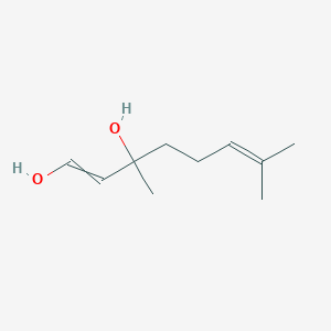 molecular formula C10H18O2 B14258158 1,6-Octadiene-1,3-diol, 3,7-dimethyl- CAS No. 256418-61-8