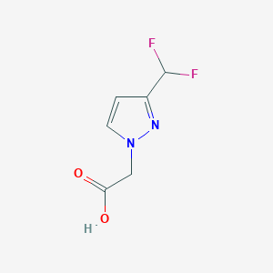 2-(3-(Difluoromethyl)-1H-pyrazol-1-yl)acetic acid