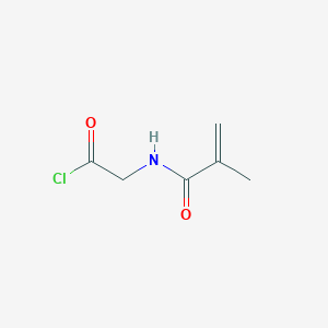 molecular formula C6H8ClNO2 B14258248 N-(2-Methylacryloyl)glycyl chloride CAS No. 168409-44-7