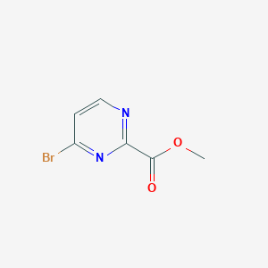 molecular formula C6H5BrN2O2 B1425827 Methyl 4-bromopyrimidine-2-carboxylate CAS No. 1206250-40-9