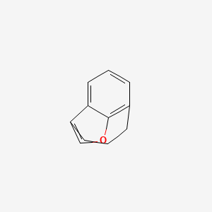 molecular formula C11H10O B14258319 3,7-Propano-1-benzofuran CAS No. 377753-56-5
