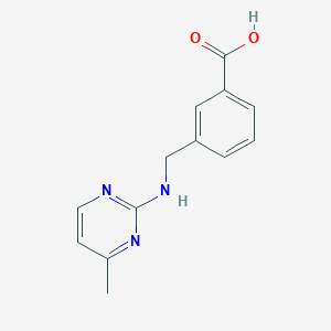3-{[(4-Methylpyrimidin-2-yl)amino]methyl}benzoic acid
