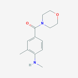 molecular formula C13H18N2O2 B1425836 N,2-dimethyl-4-(morpholine-4-carbonyl)aniline CAS No. 1272831-17-0