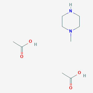 molecular formula C9H20N2O4 B14258362 Acetic acid;1-methylpiperazine CAS No. 314733-05-6