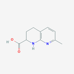 7-Methyl-1,2,3,4-tetrahydro-1,8-naphthyridine-2-carboxylic acid