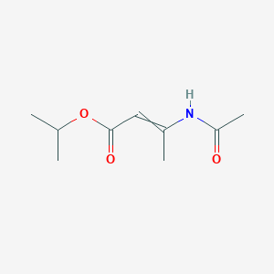 molecular formula C9H15NO3 B14258454 Propan-2-yl 3-acetamidobut-2-enoate CAS No. 245727-70-2