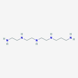 molecular formula C9H25N5 B14258501 N~1~-[2-({2-[(2-Aminoethyl)amino]ethyl}amino)ethyl]propane-1,3-diamine CAS No. 211319-41-4