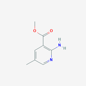 molecular formula C8H10N2O2 B1425851 Methyl 2-amino-5-methylnicotinate CAS No. 886371-10-4