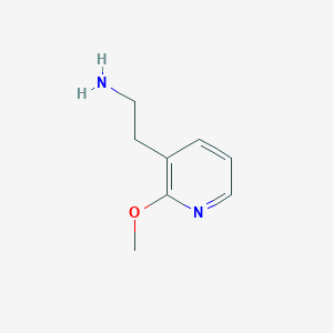 molecular formula C8H12N2O B1425853 2-(2-Methoxy-3-pyridinyl)ethanamine CAS No. 910387-02-9
