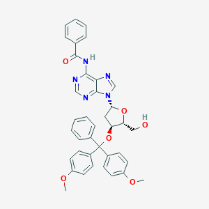 molecular formula C38H35N5O6 B142586 N6-Benzoyl-2'-deoxy-3'-O-DMT-adenosine CAS No. 140712-79-4