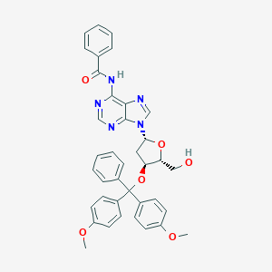 molecular formula C38H35N5O6 B142586 N6-Benzoyl-3'-O-(4,4'-dimethoxytrityl)-2'-deoxyadenosine CAS No. 140712-79-4