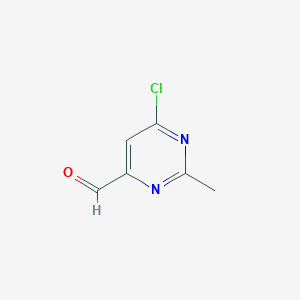 6-Chloro-2-methylpyrimidine-4-carbaldehyde