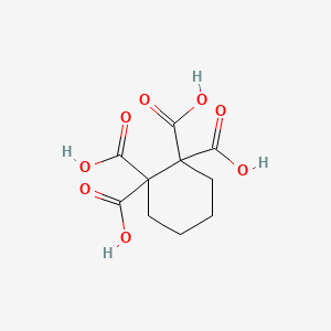molecular formula C10H12O8 B14258625 Cyclohexane-1,1,2,2-tetracarboxylic acid CAS No. 223517-94-0