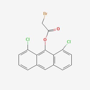 molecular formula C16H9BrCl2O2 B14258660 1,8-Dichloroanthracen-9-yl bromoacetate CAS No. 378186-40-4