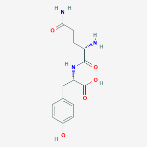 molecular formula C14H19N3O5 B14258693 Gln-Tyr CAS No. 457662-02-1